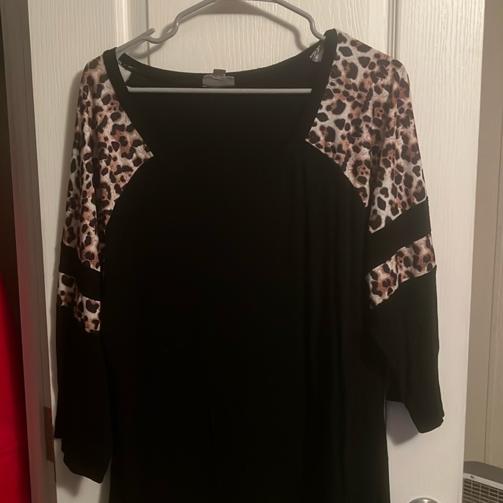 Avenue animal print tunic